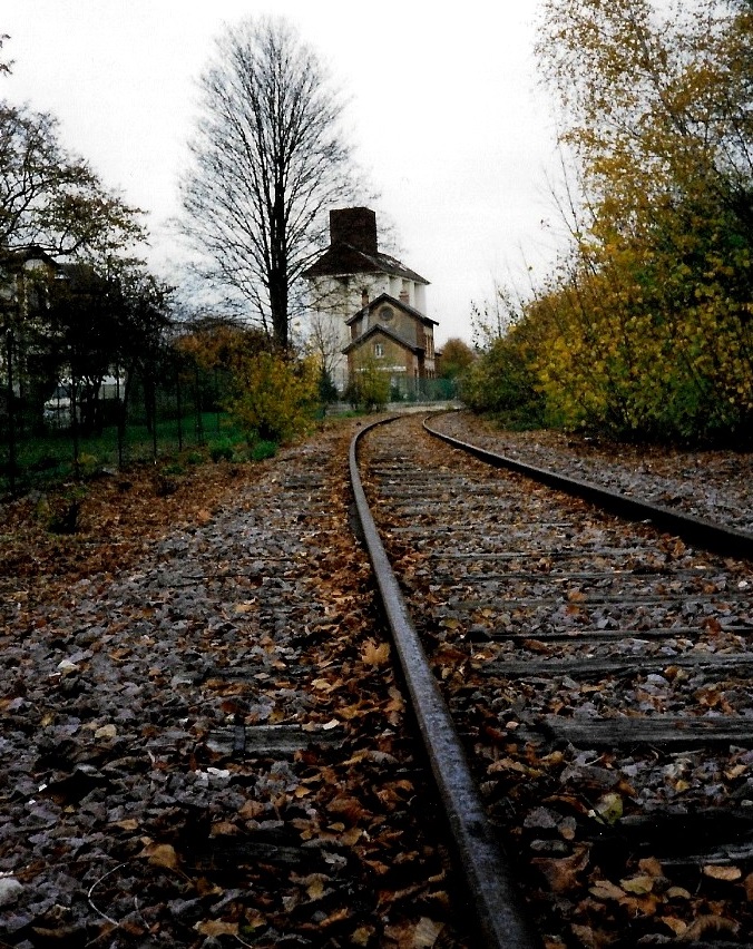 Silo de Barbonne et gare en 1997