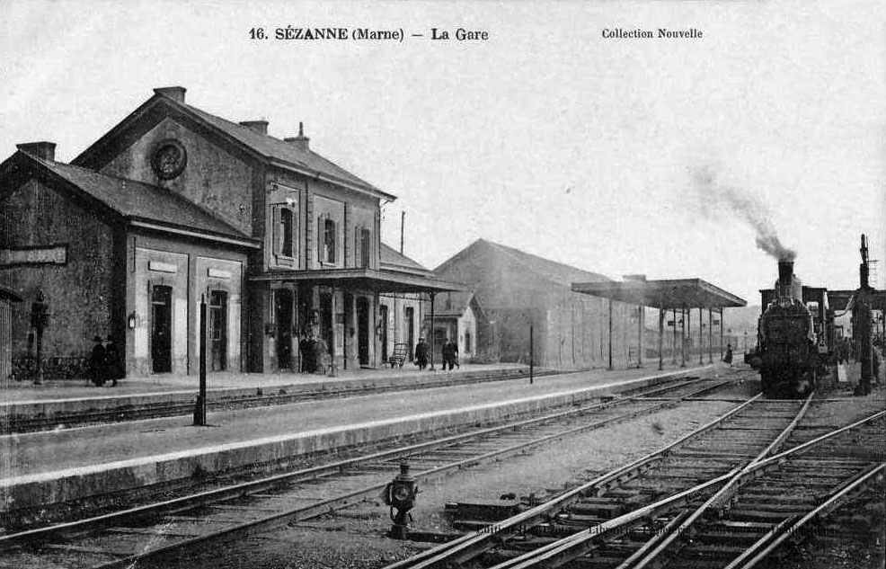Gare de Sézanne vers 1900