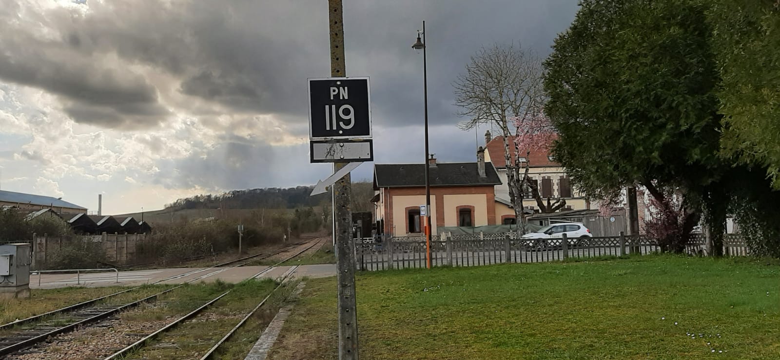 Passage à niveau 119 à Sézanne